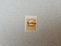 1919-es 30 Pefennig Bayern, Bajorország vágott bélyeg **