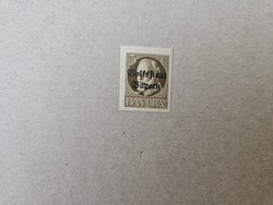 1919-es 3 pfennig Bayern, Bajorország VÁGOTT bélyeg **
