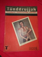 Antik 1940 december TÜNDÉRUJJAK kézimunka Magazin melléklettel gazdagon illusztrálva