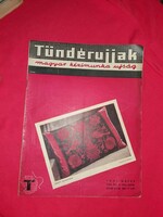 Antik 1941 május TÜNDÉRUJJAK kézimunka Magazin melléklettel gazdagon illusztrálva