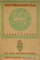 Szondy György Testvérke ​naplója  Grafikus Helbing Ferenc