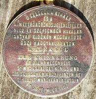 In memory of József Ferenc's Sasvár countryside military exercise in 1902. 29 Mm. 2024