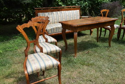 Biedermeier szalongarnitúra