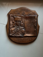 R. Kiss Lenke Rákóczi bronz nagyméretű falidísz