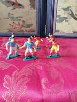 Vintage retro mini futball csapat 6 db