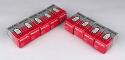 1R536 Philips 6V 10W 7387 vintage Belga izzó 9 darab