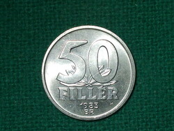 50 Fillér 1983 ! Nem Volt Forgalomban ! Verdefényes !