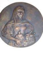 Szőke Gábor EGYEDI NŐALAKOS BRONZ KISPLASZTIKA – MŰVÉSZI RITKASÁG!