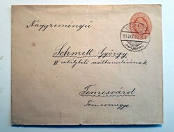 Temesvár -Kecskemét  1891 Temesmegye.