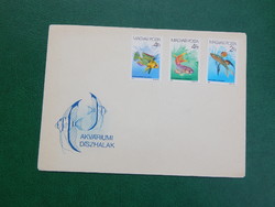 FDC 1987. Akváriumi díszhalak (II.) sor 3 értéke