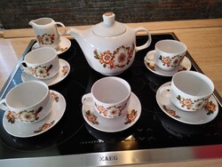 Icu Pattern Alföldi Porcelain Coffee Set - Missing