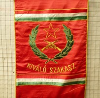 Excellent section embroidered silk flag.
