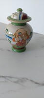 Kínai porcelán kus fedeles váza