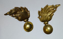 Tábori csendőr parolijelzés egyenruha gallérra