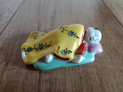 Régi Herendi alvó kínai figura
