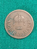 2 Fillér 1938 !