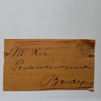 ZA536.15 K.u.K. Tábori posta, borítékdarab (kivágás) 1916 - Feldpostamt 381 Vörös Kereszt kórház