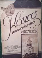 Antik könyv útikönyv ritkaság Kőszeg szabad királyi város 1928  1930 1932 3 különböző könyvecske
