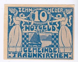 Osztrák szükségpénz  10 heller 1920
