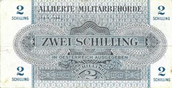 2 schilling Militarbehörde 1944 Ausztria
