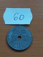 BELGIUM BELGIQUE - BELGIE 10 CENTIMES 1942 WW II. CINK, III. Leopold király  60.