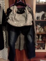 LEÁRAZTAM!!Teljes öltözet kedvező áron H&M blúz, Jessica farmer, egyedi táska