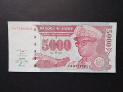 Zaire 5000 Zaires 1995 Unc