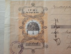 Váltó, 1750 arany pengőről,  1938 év. Kőbánya.