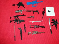 Katona ,harcos akció G.I Joe Star Wars és egyéb figurákhoz fegyvercsomag EGYBEN képek szerint 4