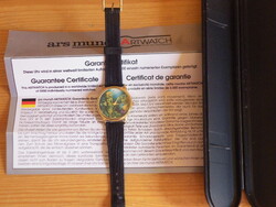 Albert Belasco (hátlapon a művész aláírásával) limitált kiadású 1996 karóra dobozában - működik -