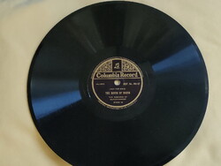 THE  BIRTH OF RADIO  COLUMBIA SHELLAC   78 - AS RPM LEMEZ  -  NAGYON RITKA  !!