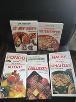 Dr.Oetker szakácskönyvek 790/db-Befőzés, Sütemények,Halak stb.