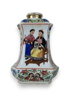 Keleti motívummal díszített porcelán váza - 3120