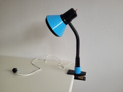 Retro régi nagy méretű 50 cm csipeszes csíptetős gégecsöves mid century lámpa