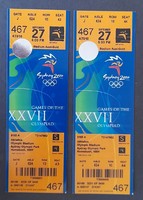 Sydney 2000 olimpiai belépő (2 db)