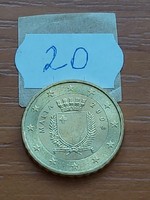 MÁLTA 10 EURO CENT 2008 Északi arany #20
