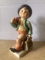 Goebel/Hummel " Merry Wanderer " , 16 cm-es vándor , gyűjtői figura!