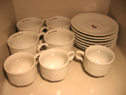 Julius Meinl inda dombor mintás presszós, kávés porcelánok darabra