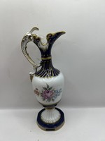 ECHT Kobalt német porcelán kiöntő, 23 x 9 cm-es magasságú.7591