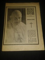 1963.06.09. Wiener Kirchen Blatt . XIII János pápa ( Angelo Giuseppe Roncalli ) halála