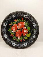 Régi jelzett Gránit falitányér 24,5 cm , hibátlan. 7651
