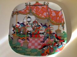 ROSENTHAL BJÖRN WIINBLAD FALITÁNYÉR 30 CM. - COMMEDIA DELL' ARTE