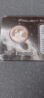 Apollo 11 ezüst pénzérme