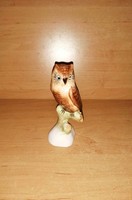 Bodrogkeresztúri kerámia bagoly figura - 13 cm magas (po-1)