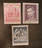 1972 Petőfi Sándor IV.  bélyegsor pecsételt  (A/9/1)
