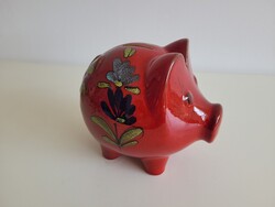 Mid century Fat Lava nagy malac persely West Germany retro kerámia
