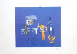 Jean-Michel Basquiat eredeti litográfiája!