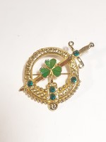 Clover sword brooch, pin (1244)