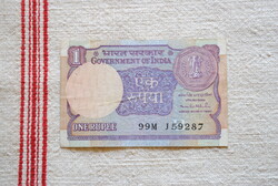 Indiai papírpénz lot 5db