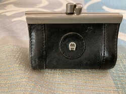 Aigner leather coin purse,
